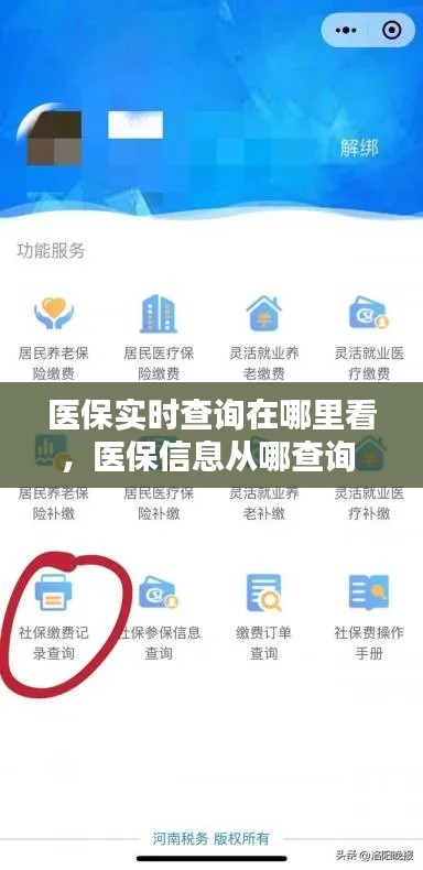 醫(yī)保實(shí)時(shí)查詢在哪里看，醫(yī)保信息從哪查詢 