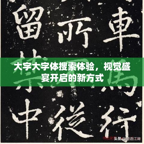 大字大字體搜索體驗，視覺盛宴開啟的新方式