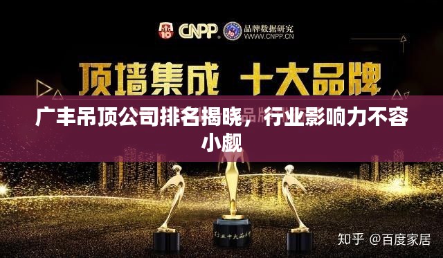 廣豐吊頂公司排名揭曉，行業(yè)影響力不容小覷