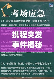 攜程突發(fā)事件揭秘，意想不到的危機處理與應(yīng)對策略