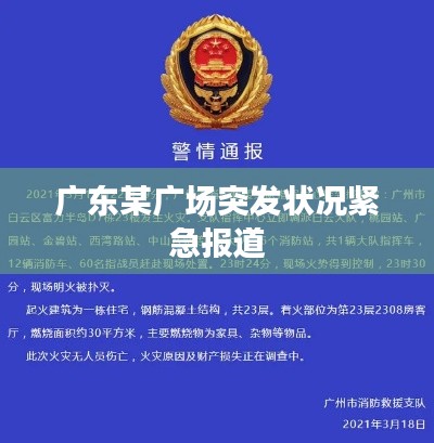 廣東某廣場突發(fā)狀況緊急報道